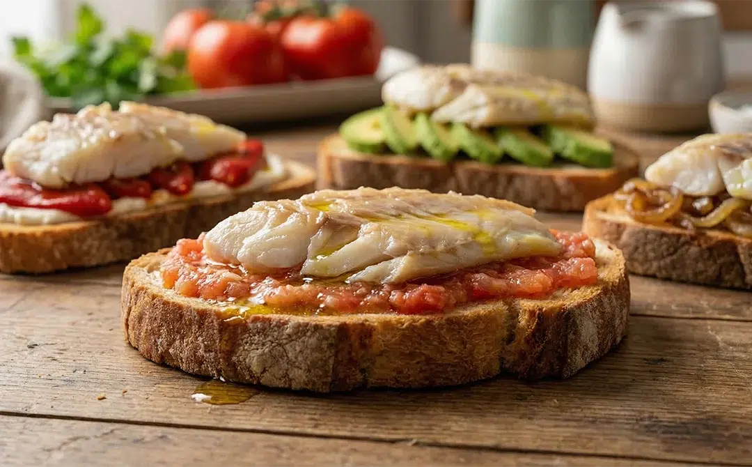 Tosta de Ventresca de Bacalao: Receta Gourmet Fácil y Deliciosa